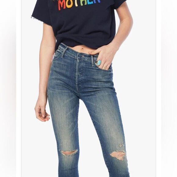 Mother The Stunner Ankle Fray Jeans - Picture 10 of 12